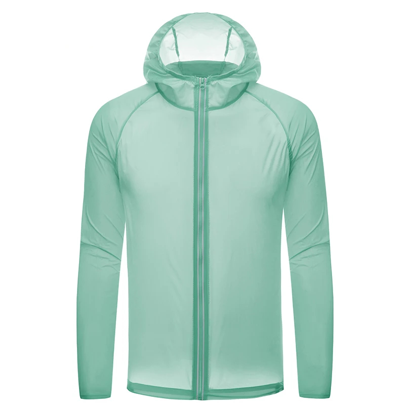 0-942719.jpeg Parka pluie homme imperméable et légère, verte avec fermeture à zipper centrale