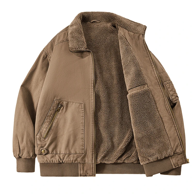 IMG_10_2024_parka_militaire_marron_coupe_vent_coton3 Parka militaire marron et coupe-vent en coton sur fond blanc