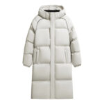 Parka foot homme chauffante et matelassée sur fond blanc